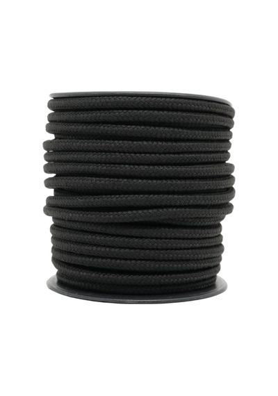Mg Ropes Tress Kordon İp 5 Mm Siyah Renk 20 Metre
