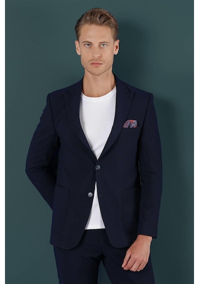 Efor C 659 Slim Fit Lacivert Spor Ceket Lacivert