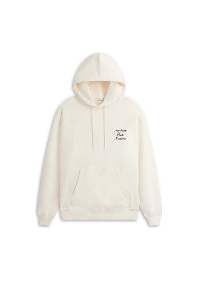 American Rag Cie Rahat Fit İle Le Hoodie Slogan A Fleurs - Pamuk, Şık Ve Fonksiyonel Krem