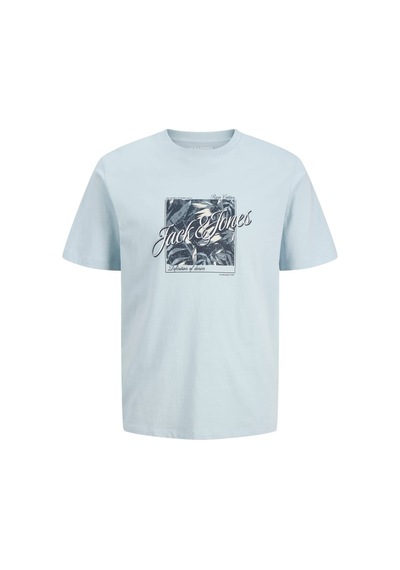 Jack & Jones Jjhonolulu Shape Celestial Açık Mavi Erkek Tişört 12288088 Light Blue
