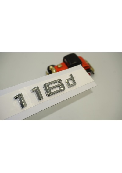 Bmw 116D Bagaj Krom Metal 3M 3D Yazı Logo