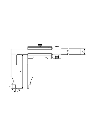 Fett 0-3000mm Pld Ekonomik Tip Mekanik Uzun Tek Çene Kumpas
