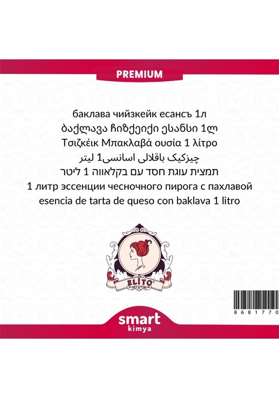Premium Baklavalı Cheesecake Esansı 1 Litre