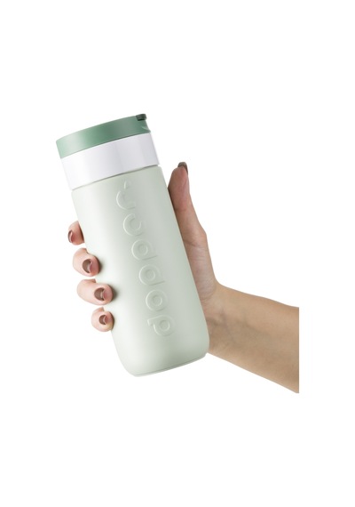Dopper Travel Mug Yalıtımlı Termos Bardak 400 Ml - Orman Yeşili Açık Yeşil / Beyaz