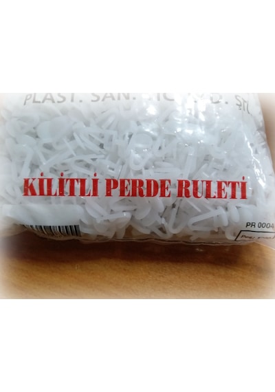Kilitli Perde Düğmesi Tül Perde Düğmesi (1000 Adet)
