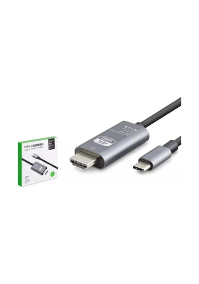 Hadron Hdx7853 Type-c To Hdmı 4k Ultra Hd Görüntü Aktarım Kablosu - Gri