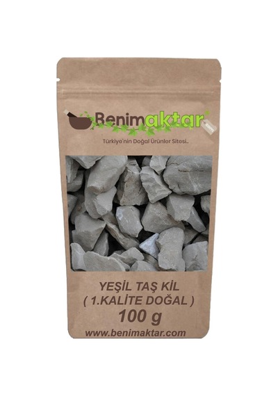 Benimaktar Yeşil Taş Yenilebilir Kil 100 G