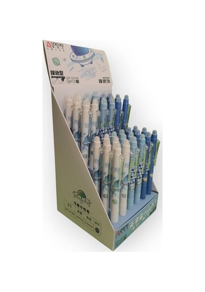 Learning Time Silinebilen Tükenmez Kalem 36'lı Stand Çok Renkli