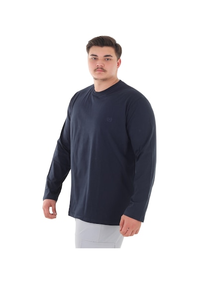 Erkek 115-155 Kilo Arası İçin Uygun Uzun Kol Bisiklet Yaka Mevsimlik Düz Renk İnce Sweatshirt Lacivert Erkek 115-155 Kilo Arası İçin Uygun Uzun Kol Bisiklet Yaka Mevsimlik Düz Renk İnce Sweatshirt Lacivert