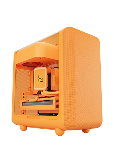 Hyte X50 Astral Orange Temperli Cam Usb 3.2 Atx Mid Tower Gaming Kasa Cs-hyte-x50g-ao