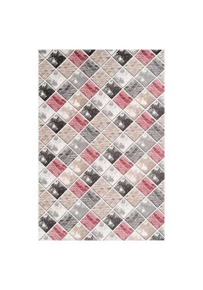 Villadia Home Textile Kaymaz Taban Modern Desen Yıkanabilir Leke Tutmaz Kolay Temizlenir Dört Mevsim Yolluk Koridor Salon Yatak Mutfak Odası Mürdüm