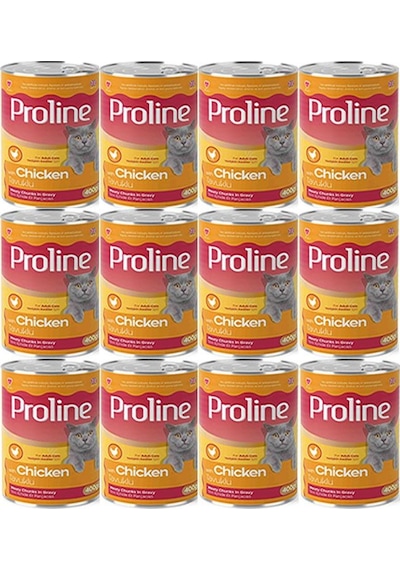 Pro Line Tavuklu Yetişkin Kedi Konservesi 12 x 400 G