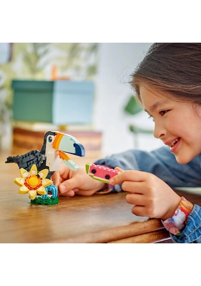 LEGO® Creator 3'ü 1 Arada Vahşi Hayvanlar: Tropikal Tukan Kuşu 31173 - 7 Yaş ve Üzeri Çocuklar için Yaratıcı Oyuncak Yapım Seti (225 Parça) LEGO® Creator 3'ü 1 Arada Vahşi Hayvanlar: Tropikal Tukan Kuşu 31173 - 7 Yaş ve Üzeri Çocuklar için Yaratıcı Oyuncak Yapım Seti (225 Parça)