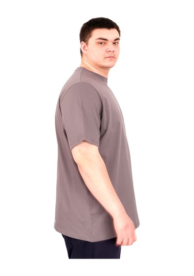 Mode Xl Büyük Beden Erkek T-shirt Bisiklet Yaka Gorgeous U25022 Füme Füme