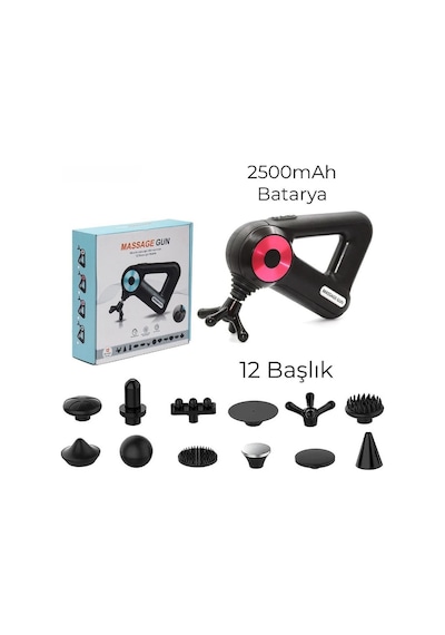 12 Başlıklı Masaj Aleti