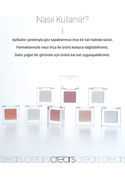 Yoğun Işıltılı Jel Yapılı Tekli Far Diamond Glow Eyeshadow 06 White Blue Diamond Diğer