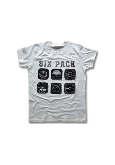 Six Pack Erkek Kısa Kollu T-Shirt - Ekru Çok Renkli