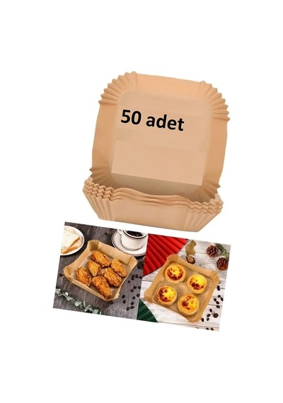 Fritöz Pişirme Kağıdı 50 Evimdeyokyok Çok Renkli