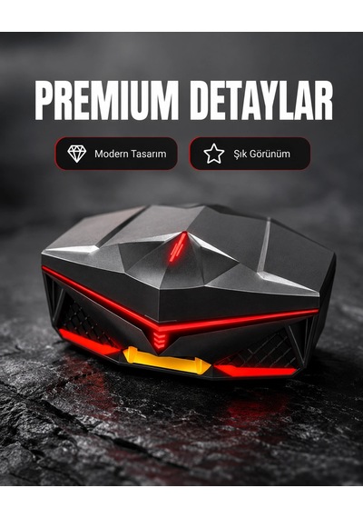 Bay Kablosuz Bluetooth 5.0 Metal Kasa Gaming Kulaklık Yeni Nesil Najmaddin