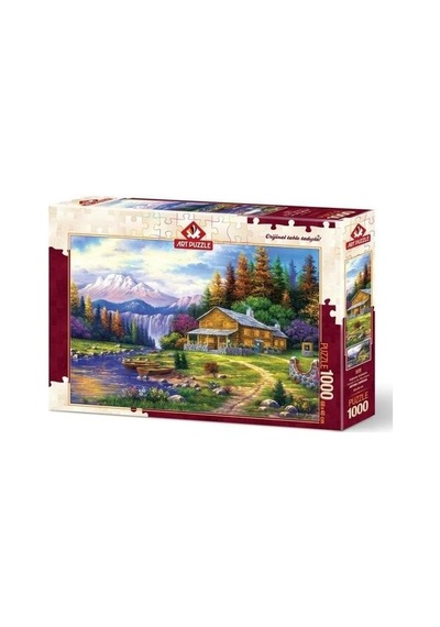 Dağlarda Günbatımı 1000 Parça Puzzle
