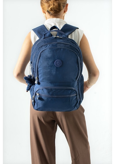 Ultra Hafif Çok Cepli Orta Boy Sırt Çantası Lacivert Model: 571-3m