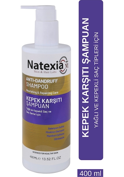 Yağlı Ve Kepekli Saçlar İçin Kepek Karşıtı Şampuan 400 Ml