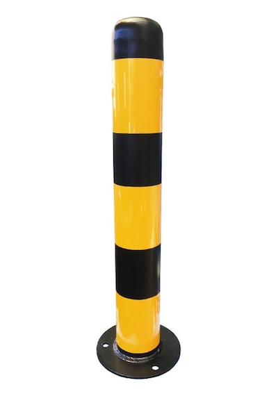 Sabit Bariyer Kaldırım Demir Duba Sabit Park Dubası Delinatör Bariyeri 50 Cm 2.5mm