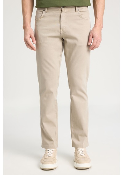 Wrangler Texas Slim Fit Dar Kesim Normal Bel Dar Paça Esnek Bej Erkek Pantolon - W212331 Bej Wrangler Texas Slim Fit Dar Kesim Normal Bel Dar Paça Esnek Bej Erkek Pantolon - W212331 Bej