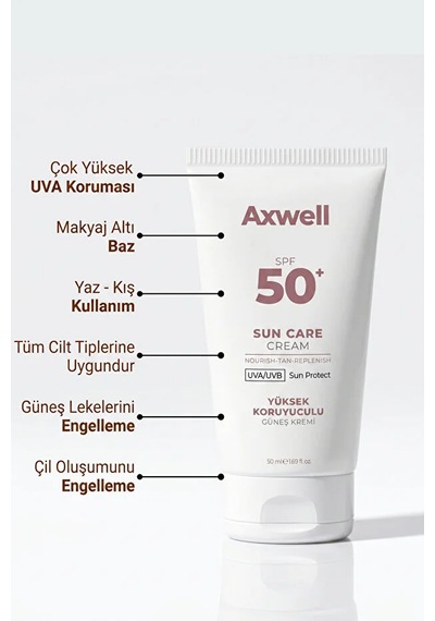 Axwell Güneş Kremi 50ml