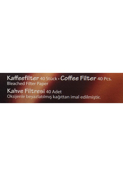 Tr 1x4/40 Kahve Filtresi, Siyah Diğer