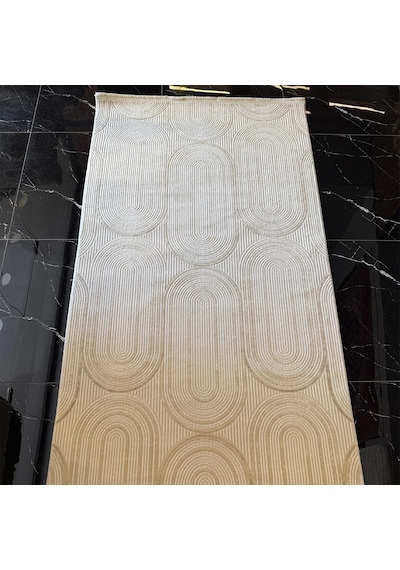 Hoom Rugs İpek 1133 Vizon Akrilik Pamuk Taban Keçeleşmeyen Halı Vizon