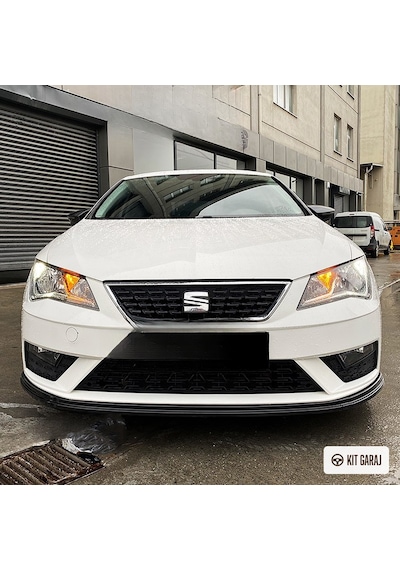 Kit Garaj Seat Leon Mk3 2013-2020 Rieger Fr Ön Lip Plastik Boyasız