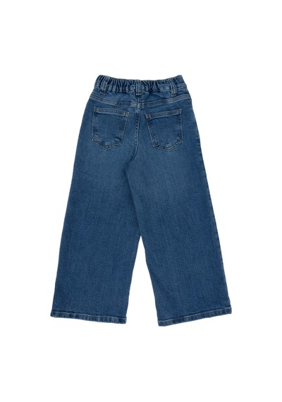 U.S. Polo Assn. Kız Çocuk Mavi Flare Fit Jean Pantolon 50304261-DN0022