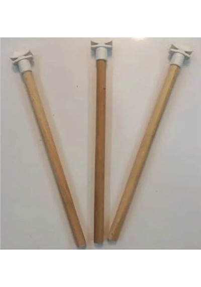 Ahşap Papağan Tüneği, 25 Cm Boyunda, 3 Adet Set