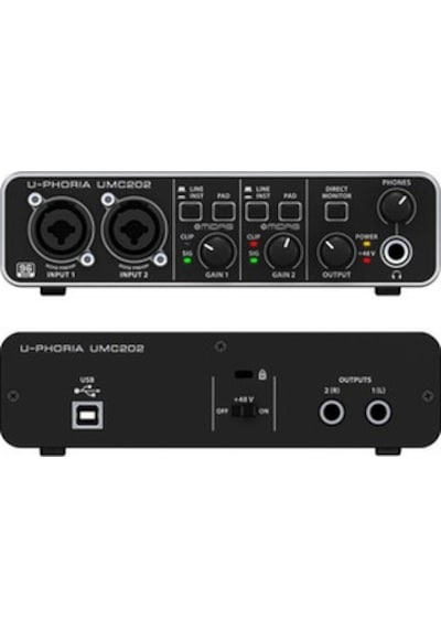 Behringer Umc 202 Hd Ses Kartı Behringer Umc 202 Hd Ses Kartı