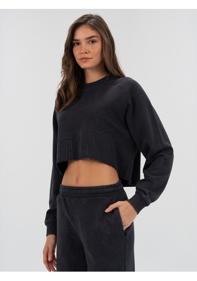 Everlast Cool Relax Wmn Antrasit Kadın Crop Sweatshirt Antrasit