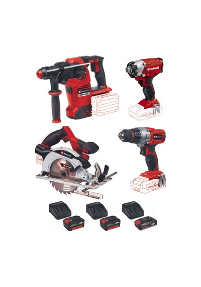 Einhell Herocco 36/28 36 V Kırıcı Delici + TE-CI 18/1 Torklu Darbeli Vidalama + TE-CD 1 + TE-CS 18/165/1 Kırıcı Deliciler 16858583