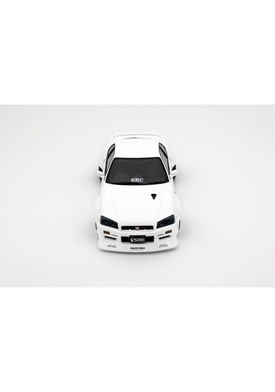Otto Models Ot1135 1/8 Nissan Skyline Gt-r R34 Krc Body Kit Pearl White Qx1 2019