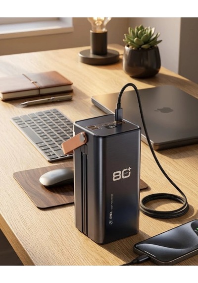 Hubrendy  Yüksek Kapasiteli Powerbank 80000 Mah Hızlı Şarj Özellikli Çok Portlu Taşınabilir Şar Diğer