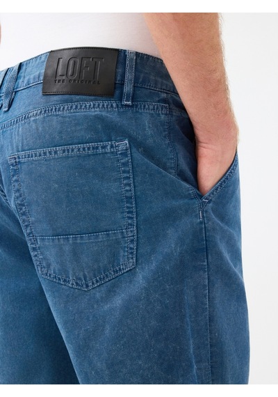 Straight Fit Erkek Şort Denim
