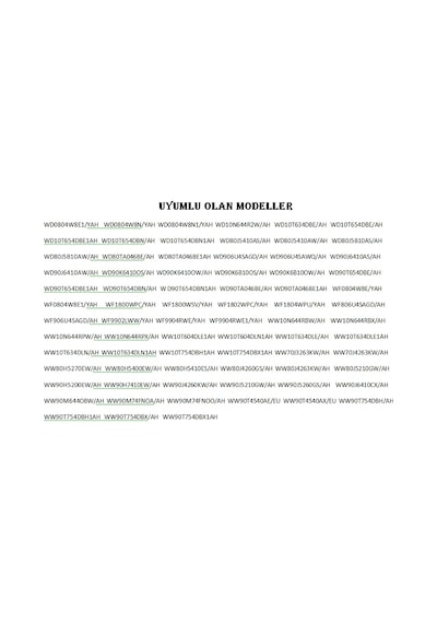 Samsung Uyumlu Çamaşır Makinesi Filtre Kapağı Dc97-15695c