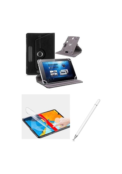 Vorcom Ultrapad 10.36 İnç Kılıf Universal Standlı Dokunmatik Kalem Nano Ekran Koruyucu