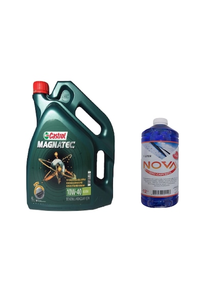 Castrol Magnatec 10W-40 A3/B4 Motor Yağı 4 L + Cam Suyu 1 L