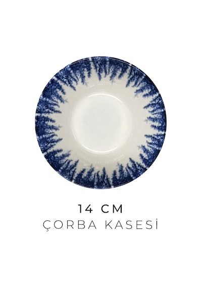 12 Parça 4 Kişilik Starburst New Bone Porselen Yemek Takımı - Yemek Seti
