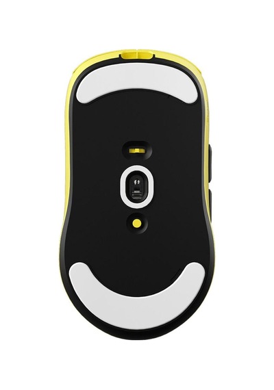 V8 8k Hz Pixart 3950 Sensör Sarı Kablosuz Simetrik Kailh Switch Gaming Mouse Diğer