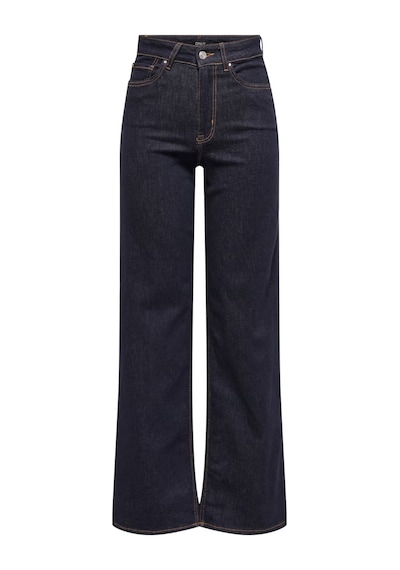Only Onlmadison Yüksek Bel Geniş Paça Jeans Kadın Kot Pantolon 15352206 Koyu Lacıvert Koyu Lacivert