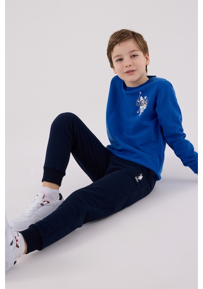 U.S. Polo Assn. Lisanslı Erkek Çocuk Alt Üst 2 Parça Eşofman Takımı Us2204 Parlament
