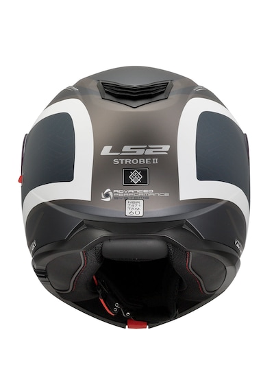 Ls2 Strobe 2 Victory Çene Açılır Motosiklet Kaskı Mat Gri - Mavi - Kum