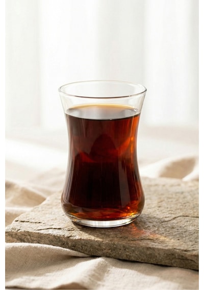 Lav Duru Cam Çay Bardağı 6 Kişilik 155 ml