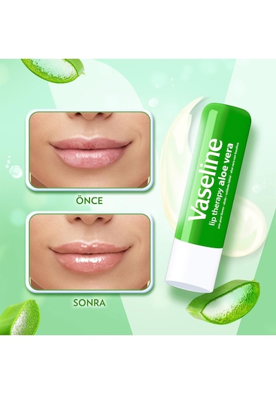 Lip Therapy Dudak Bakım Kremi Aloe Vera 4.8 Gr